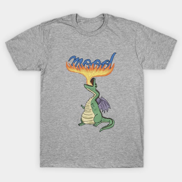 Mood Dragon T-Shirt by famousdinosaurs